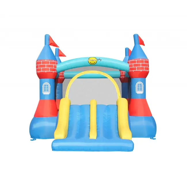 Saltea gonflabila castel cu tobogan dublu FUNK9512