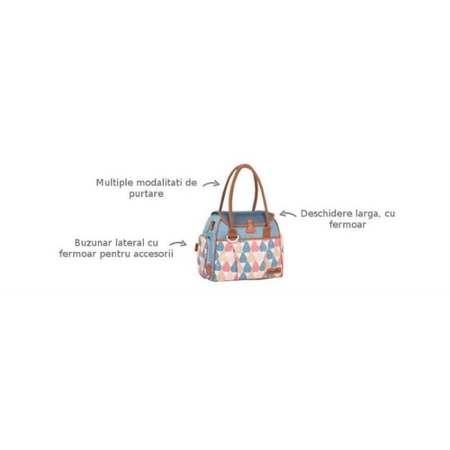 Babymoov-A043562 Geanta Multifunctionala New Style Taupe - BBBA043562