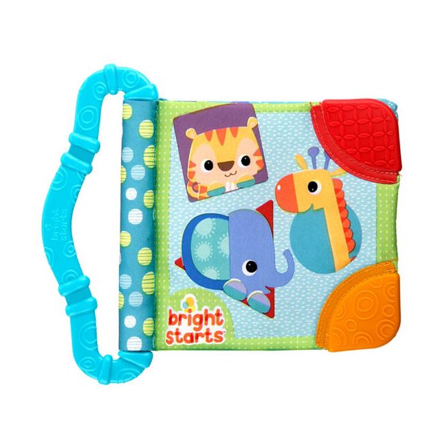 Bright Starts - Jucaria rontaie si invata Teethe & Read Albastru BBB8475A