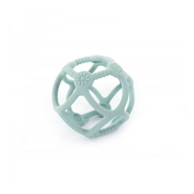 Jucarie bebelusi din silicon Bo Jungle bila pastel bleu - SOLBJB910410