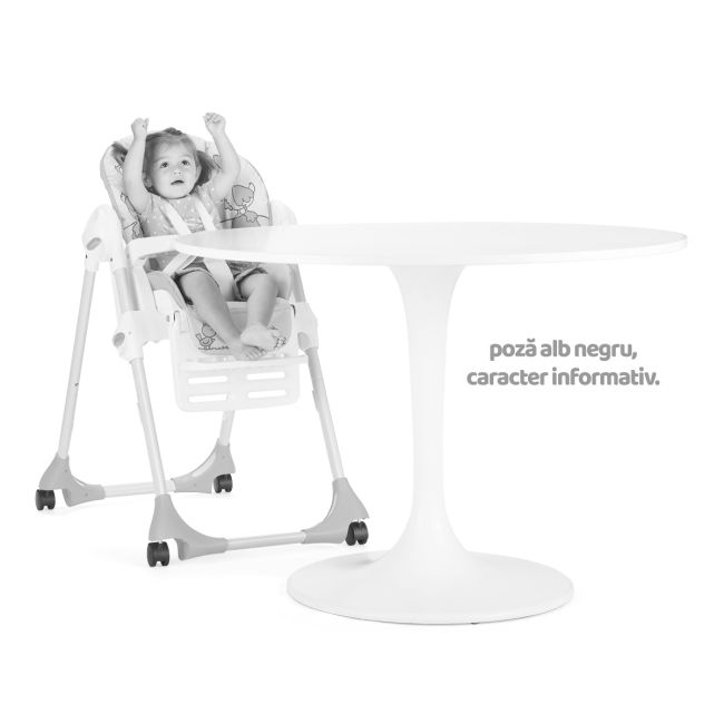 Scaun de masa Chicco Polly Easy, 4roti, Llama (Multicolor), 6+luni - CHC79565-8_LLAMA