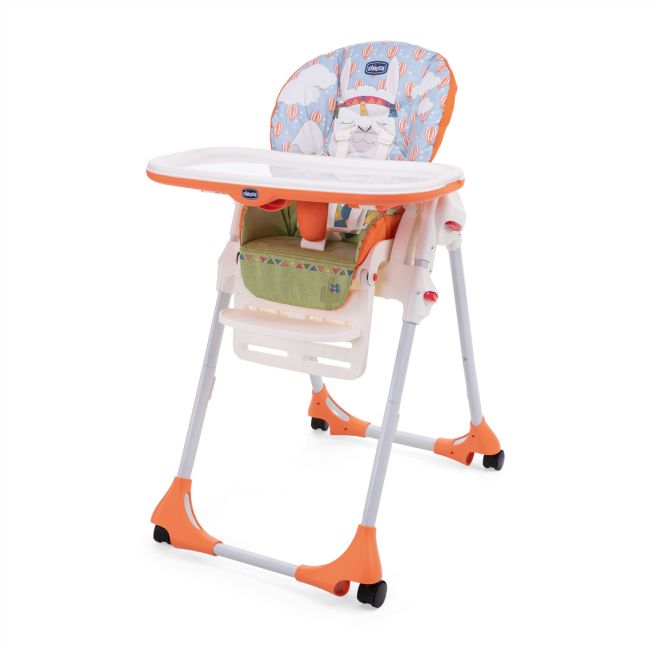 Scaun de masa Chicco Polly Easy, 4roti, Llama (Multicolor), 6+luni - CHC79565-8_LLAMA
