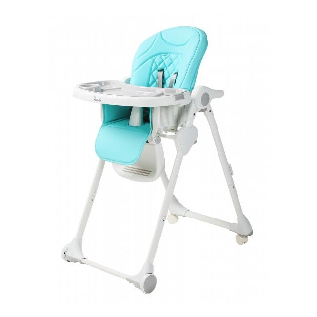 Scaun de masa pentru copii Bo Jungle Wheely Bleu - SOLBJB710170