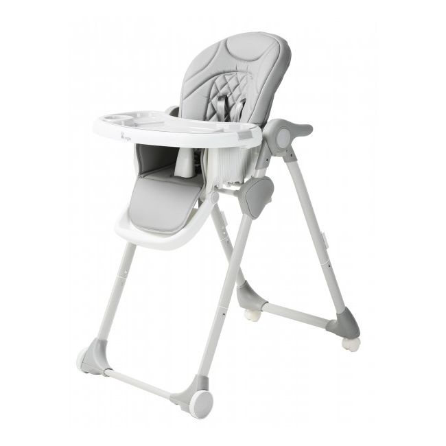 Scaun de masa pentru copii Bo Jungle Wheely Gri - SOLBJB710150