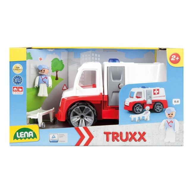 Camion Ambulanta Lena Truxx cu figurina si accesorii - SOLLE04456