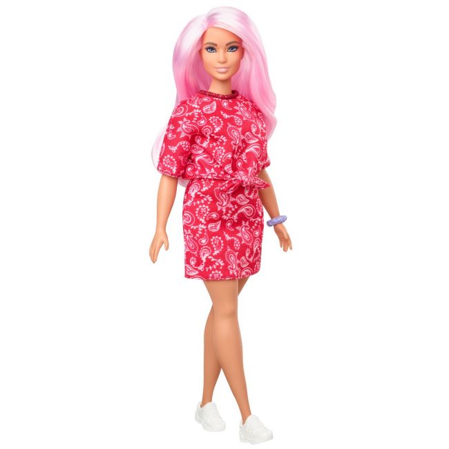 PAPUSA BARBIE FASHIONISTA CU PARUL ROZ VIVMTFBR37_GHW65