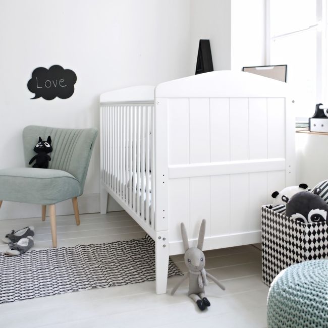 Patut Din Lemn Masiv, Transformabil Pentru Bebe Si Junior, Hampton 140 X 70 Cm Pjbhampton_140