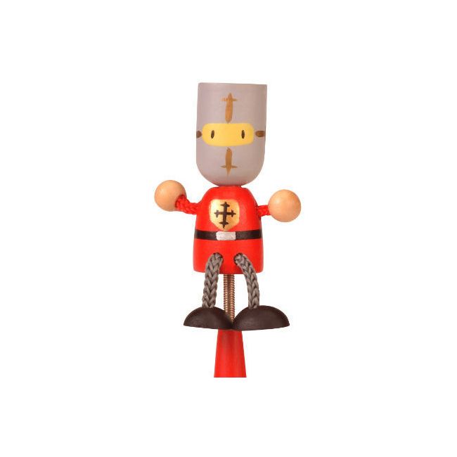 Pix lemn cu figurina Cavalerul Rosu Fiesta Crafts FCP-5177 BBJFCP-5177_Initiala