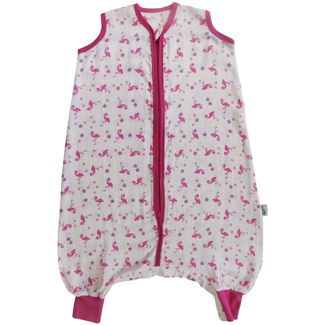 Sac de dormit cu picioruse Bamboo Flamingo 12-18 luni 0.2 Tog BBXROM881-02