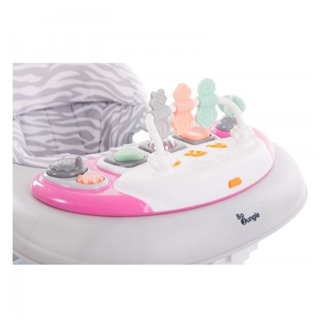 Scoala de mers Bo Jungle pentru copii roz - SOLBJB900300-1