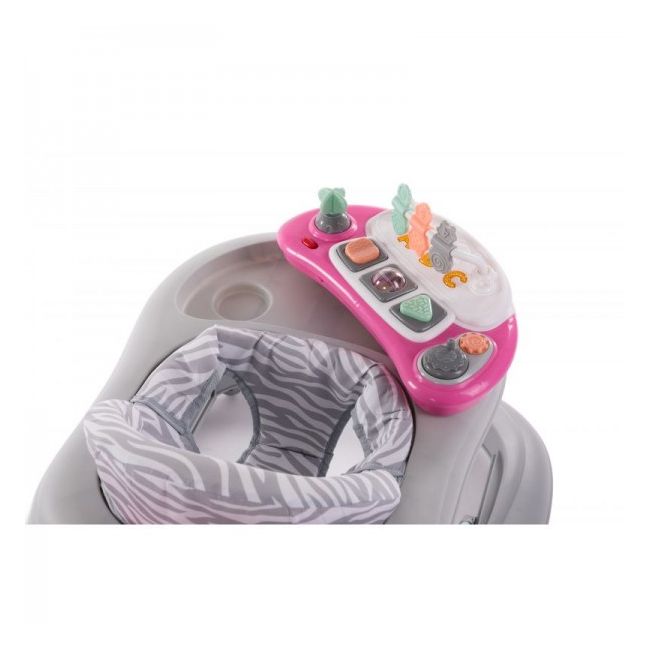 Scoala de mers Bo Jungle pentru copii roz - SOLBJB900300-1