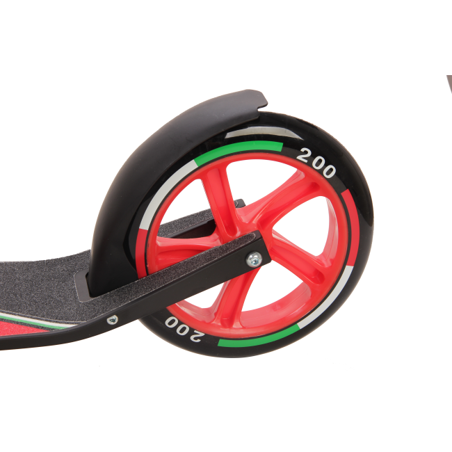 Trotienta pliabila Ferrari Junior cu roti 200 mm, neagra FUNKFXA70BL