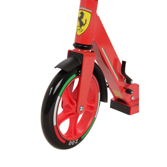 Trotienta pliabila Ferrari Junior cu roti 200 mm, rosie FUNKFXA70RE