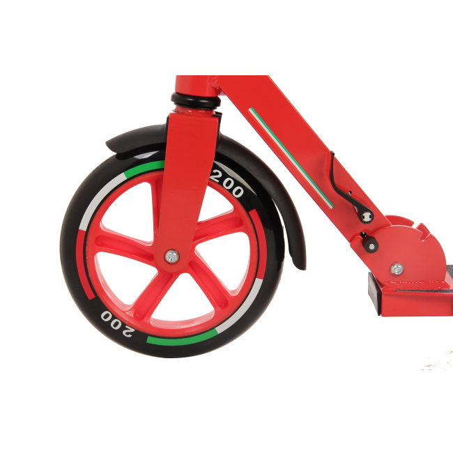 Trotienta pliabila Ferrari Junior cu roti 200 mm, rosie FUNKFXA70RE