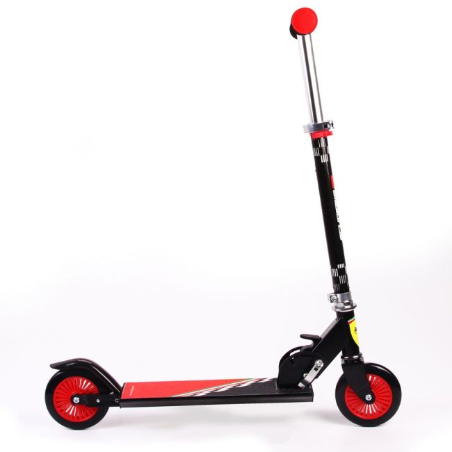 Trotineta pliabila Ferrari pentru copii cu roti 120 mm, neagra FUNKFXK30BL