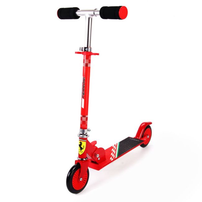 Trotineta pliabila Ferrari pentru copii cu roti 120 mm, rosie FUNKFXK30RE