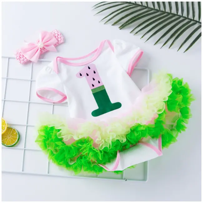 Body cu fustita tutu - Melon MDGBO099-1-c3.3-6 luni (Marimea 18 incaltaminte)