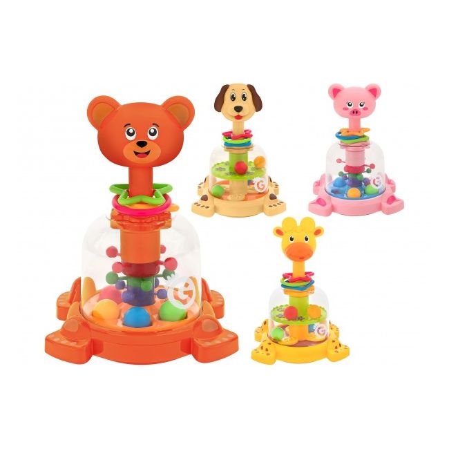 Jucarie bebelusi Globo Spinner cu animale - SOLGL05413