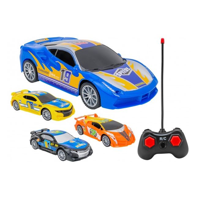 Masinuta de curse cu telecomanda Globo scara 1:22 3 functii - SOLGL39696