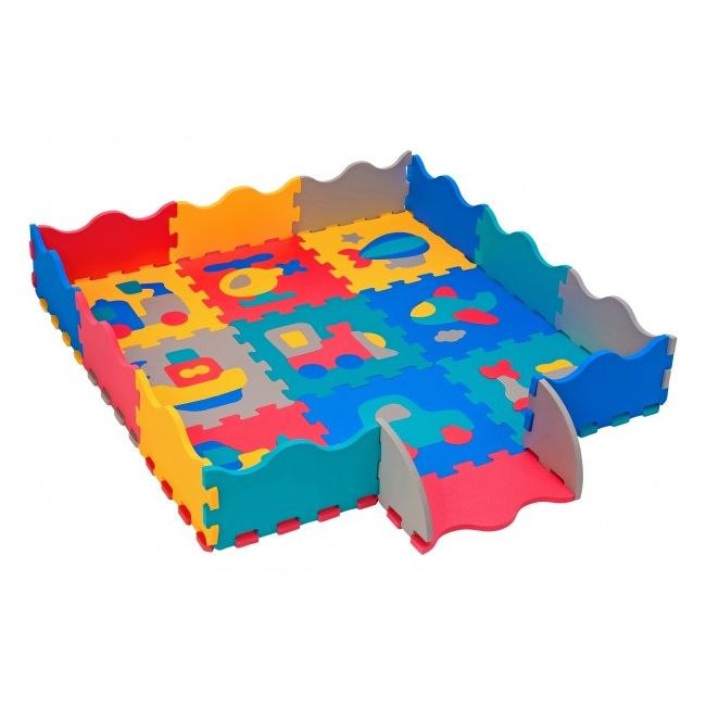 Puzzle burete pentru copii Globo Vitamina G 9 piese Eva cu margini - SOLGL05341