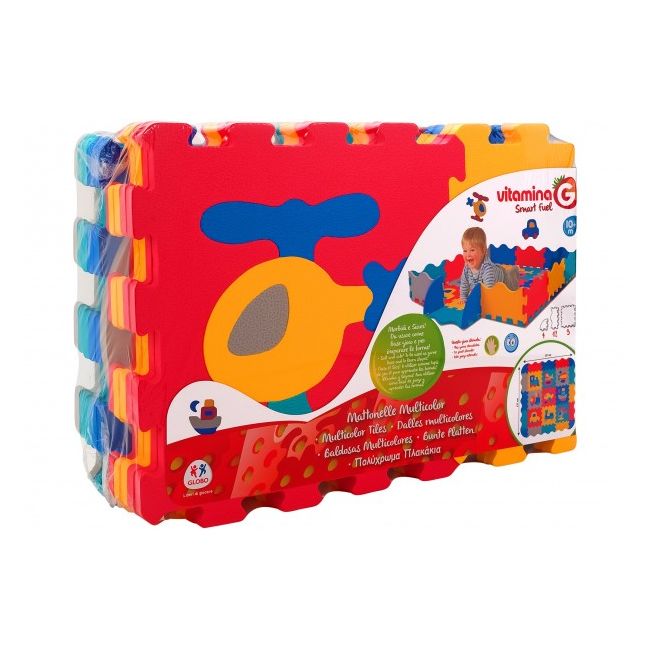 Puzzle burete pentru copii Globo Vitamina G 9 piese Eva cu margini - SOLGL05341