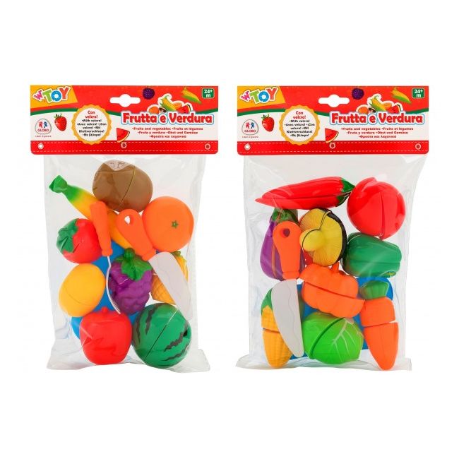 Set alimente diverse fructe si legume Globo cu velcro - SOLGL39201