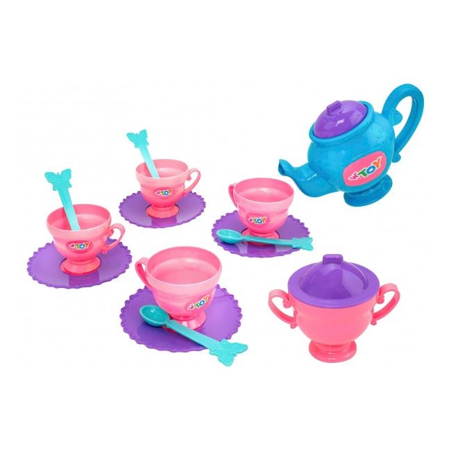 Set ceai Globo pentru copii din plastic 14 piese - SOLGL40375
