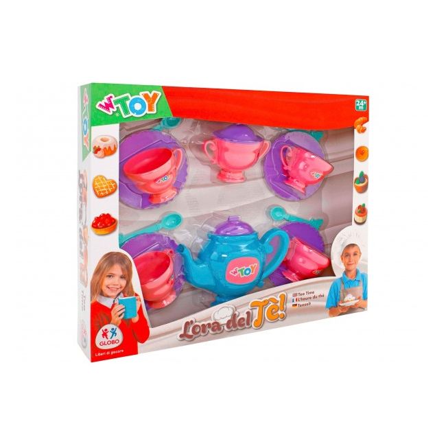 Set ceai Globo pentru copii din plastic 14 piese - SOLGL40375