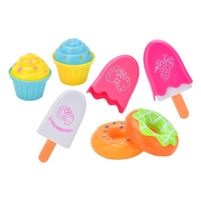 Set inghetata si briose Globo din plastic 6 piese - SOLGL38939