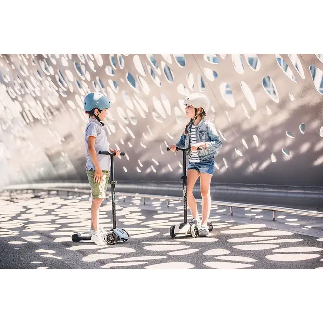 Trotineta Copii Pliabila, Reglabila, Roti Luminoase, Highwaykick 5 Led Ash, 5 Ani +, Pana La 80 Kg, Scoot  Ride Pjb96440