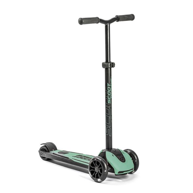 Trotineta Copii Pliabila, Reglabila, Roti Luminoase, Highwaykick 5 Led Forest, 5 Ani +, Pana La 80 Kg, Scoot  Ride Pjb96438
