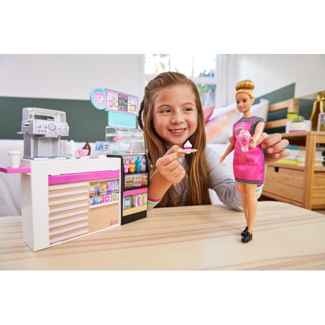BARBIE  SET CAFENEA CU 20 DE ACCESORII VIVMTGMW03
