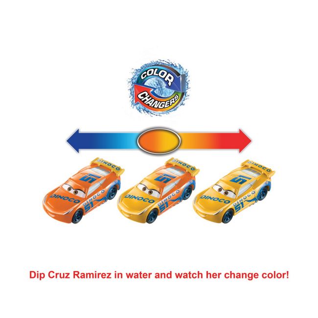 CARS MASINUTA DINACO CRUZ RAMIREZ CU CULORI SCHIMBATOARE VIVMTGNY94_GNY97