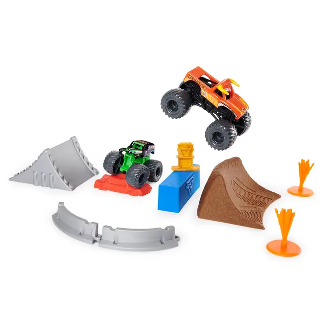 MONSTER JAM SET DE JOACA EL TORO LOCO SI GROPARUL VIV6058007