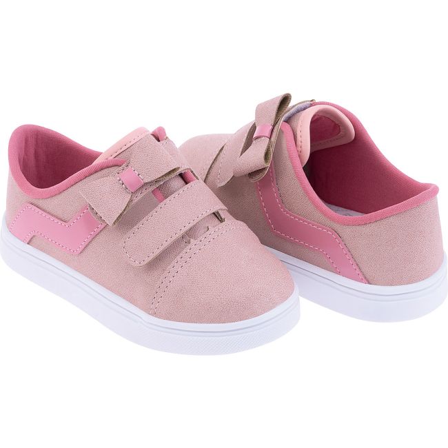 Pantofi fetite cu fundita Pimpolho PP33487 BBJPP33487_Roz_26