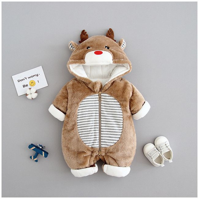 Combinezon plusat maro - Reindeer MB607-2