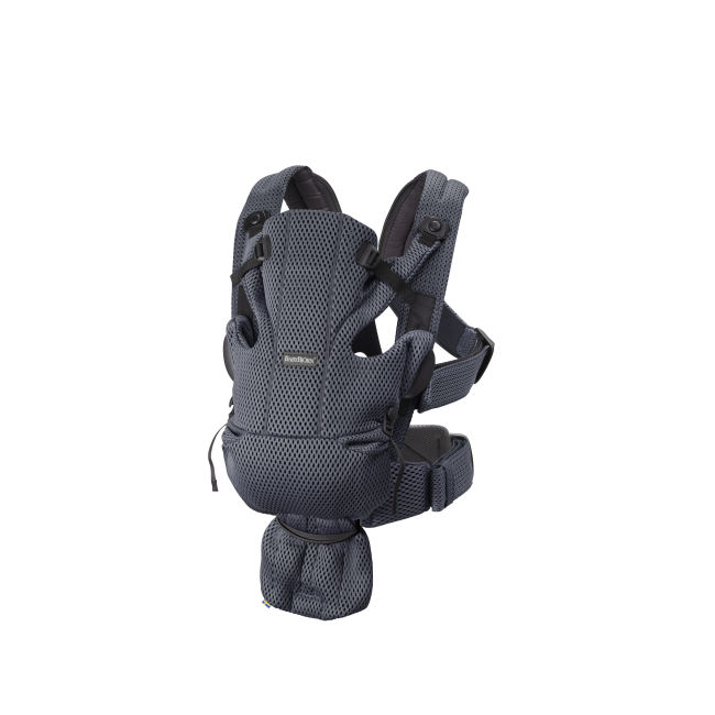 BabyBjorn - Marsupiu anatomic Move, Antracit 3D Mesh BSAFE099013E1