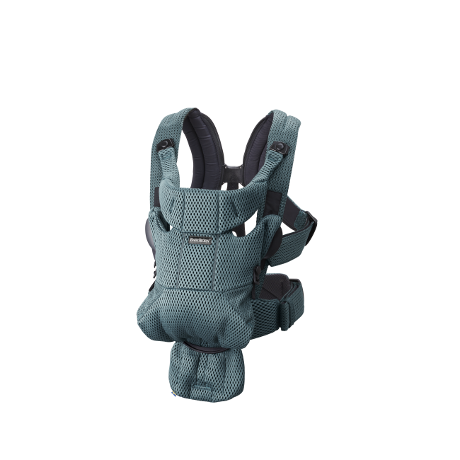 BabyBjorn - Marsupiu anatomic Move, Verde Salvie 3D Mesh BSAFE099038E1