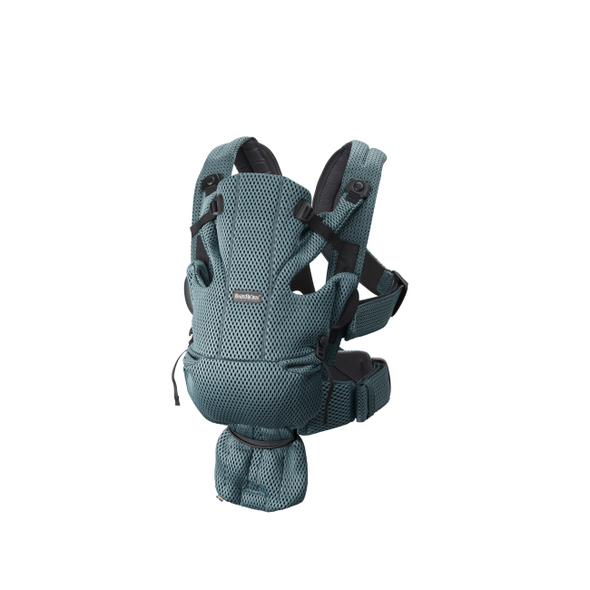 BabyBjorn - Marsupiu anatomic Move, Verde Salvie 3D Mesh BSAFE099038E1