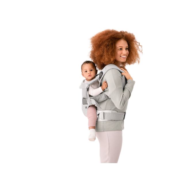 BabyBjorn - Marsupiu anatomic One Air - Anthracite, 3D Mesh BSAFE098013E1