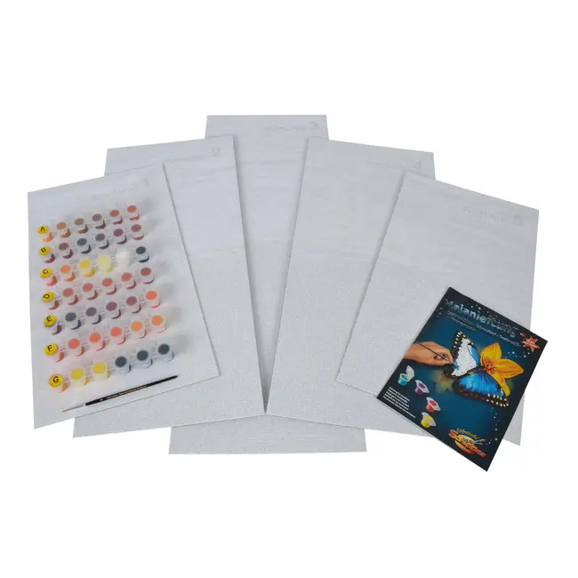 KIT PICTURA PE NUMERE SCHIPPER APUS IN CARAIBE, 5 TABLOURI VIV609450728