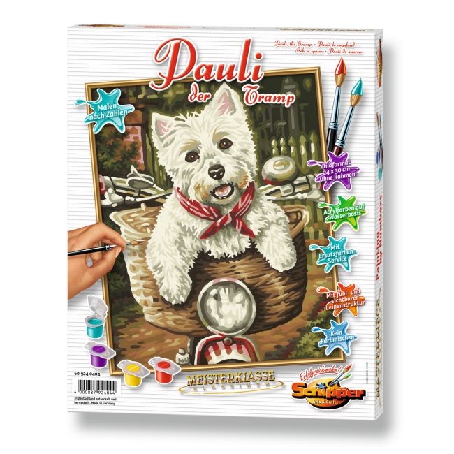 KIT PICTURA PE NUMERE SCHIPPER CATELUL PAULI VIV609240404