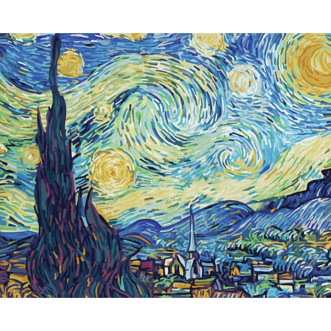 KIT PICTURA PE NUMERE SCHIPPER CER INSTELAT VINCENT VAN GOGH VIV609130816