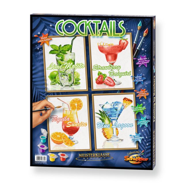 KIT PICTURA PE NUMERE SCHIPPER COCKTAIL-URI VIV609340735