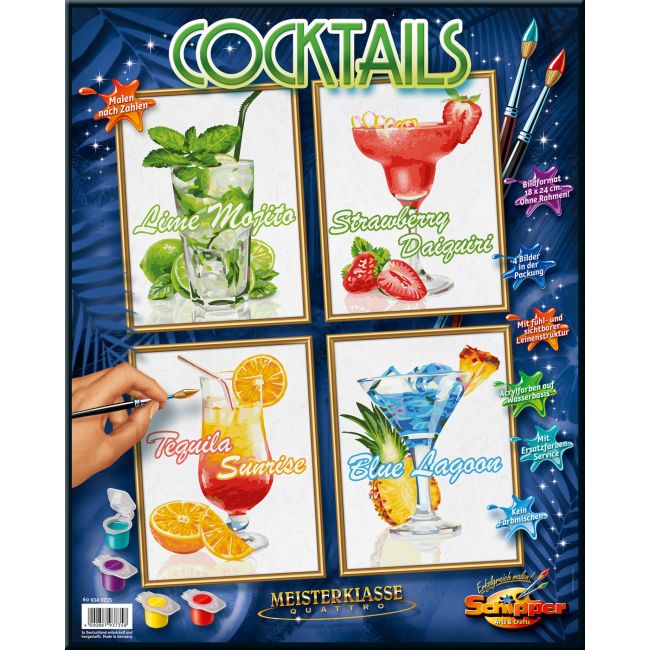 KIT PICTURA PE NUMERE SCHIPPER COCKTAIL-URI VIV609340735