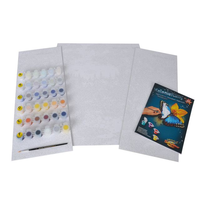 KIT PICTURA PE NUMERE SCHIPPER IARNA, 3 TABLOURI VIV609260786