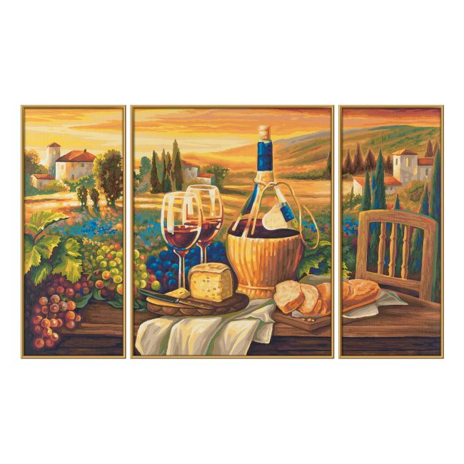 KIT PICTURA PE NUMERE SCHIPPER LA DOLCE VITA, 3 TABLOURI VIV609260537