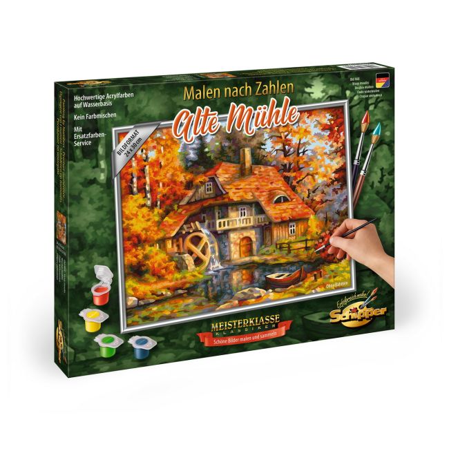 KIT PICTURA PE NUMERE SCHIPPER MOARA VECHE TOAMNA VIV609240799