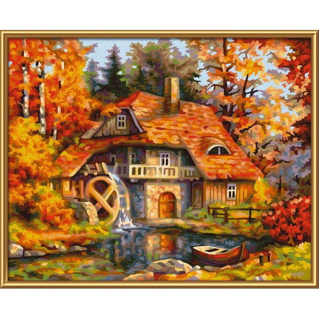 KIT PICTURA PE NUMERE SCHIPPER MOARA VECHE TOAMNA VIV609240799