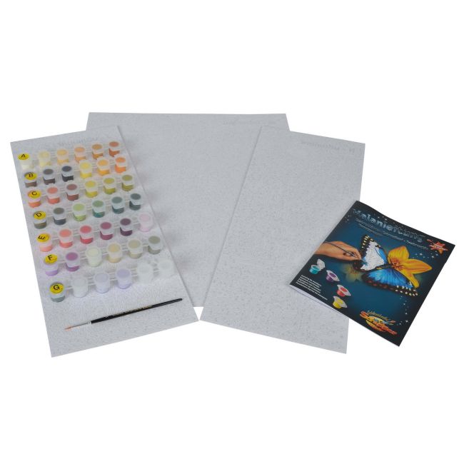 KIT PICTURA PE NUMERE SCHIPPER O VARA INDIANA, 3 TABLOURI VIV609260650